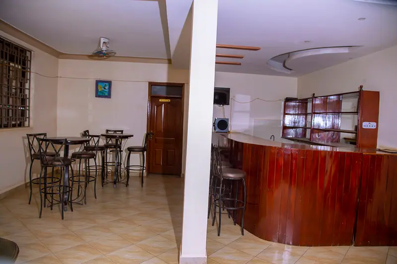 The bar at Ubuntu Palace Hotel